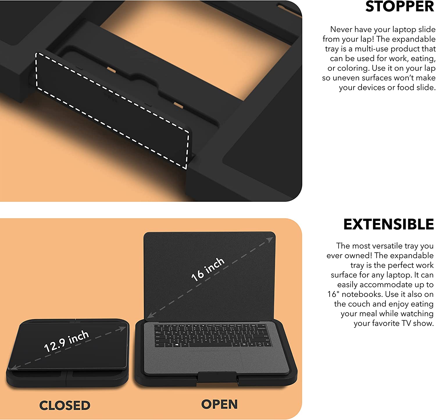 CC Expandable Tray Dark