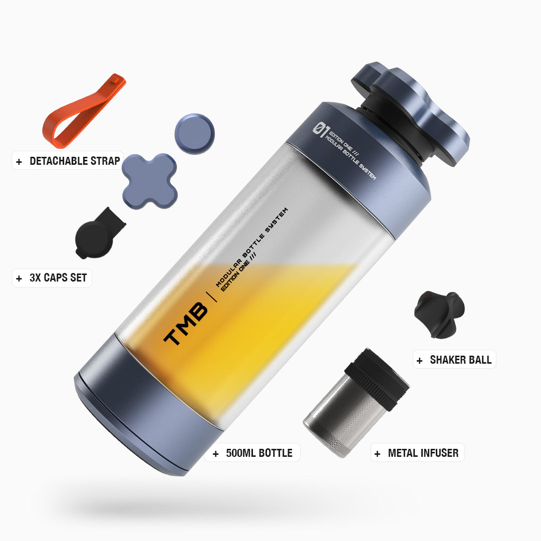 TMB  Modular Bottle スタイリッシュなモジュラー式ガラスボトル TMB x ModularBottle